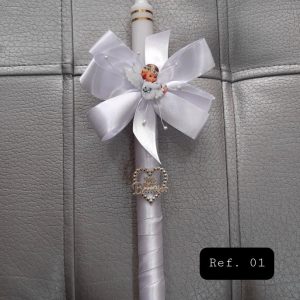 Cirios Decorados De Lujo Bautizo Niña