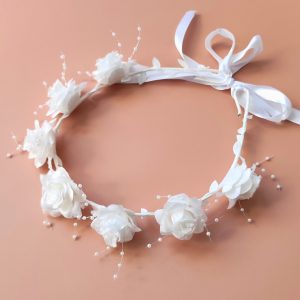 Corona Tocado Para Niñas Damas Primera Comunión Novias