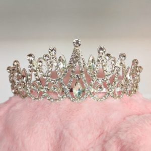 Tiara Corona Quinceañera Comunión Cabello