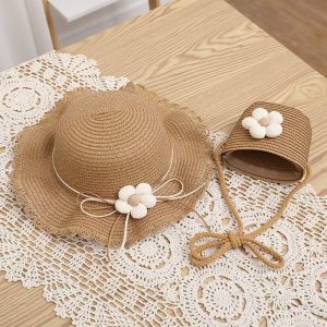 Sombreros con mini bolso para niñas de 2 a 6 años