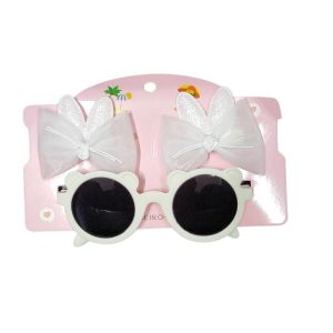 Gafas para niñas decorativas con accesorio