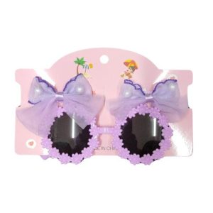 Gafas para niñas decorativas con accesorio