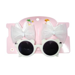 Gafas para niñas decorativas con accesorio