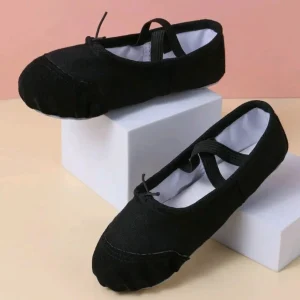 Baletas De Ballet Zapatillas Gimnasia En Lona