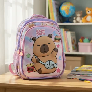 Maleta Morral Escolar Grande capibara Para Niña Mochila Colegial