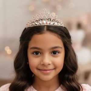 Corona oro rosa para Niña